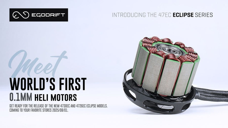 World's 1st 0.1 mm lamination motors by EGODRIFT